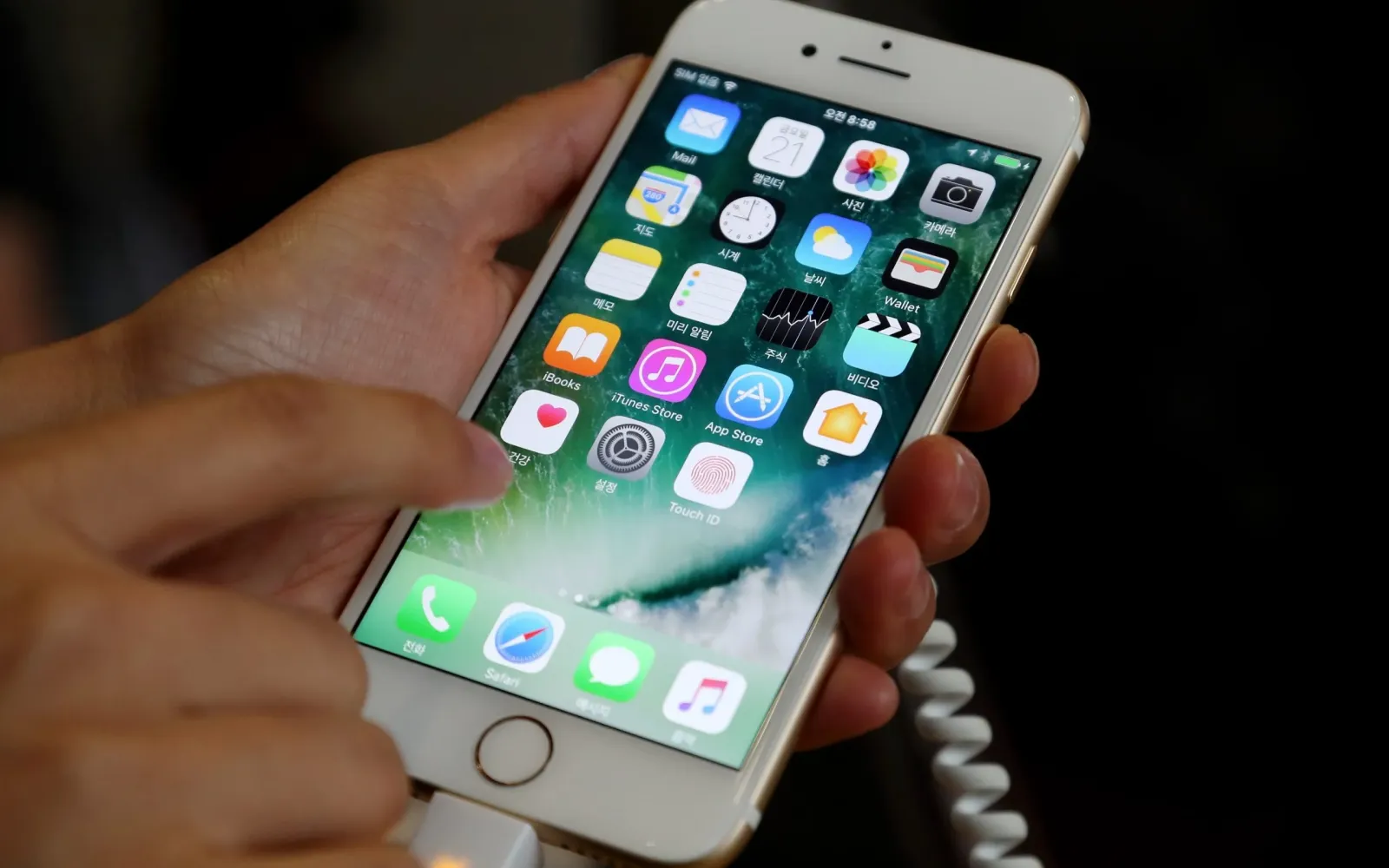 Studies have shown that the light from the phone screen can cause spots